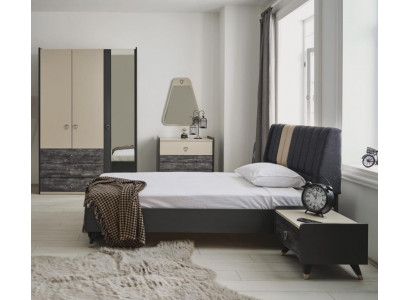 Luxurious stylish bedroom modern furnishings bed 5-piece sets