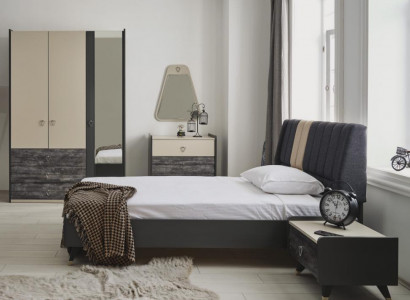 Luxurious stylish bedroom modern furnishings bed 5-piece sets