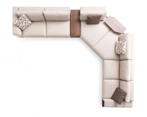 Fabric sofa, corner sofa, L-shaped sofa, fabric sofas, gray, modern furniture, couches