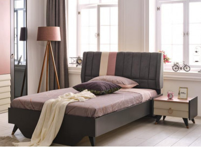 Luxury bedroom bedside table beds complete bed set design furniture
