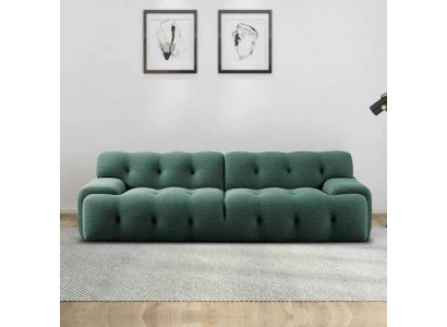 Design Sofa 2 Seater Relax Sofas Club Textile Upholstery Couch Fabric Couches