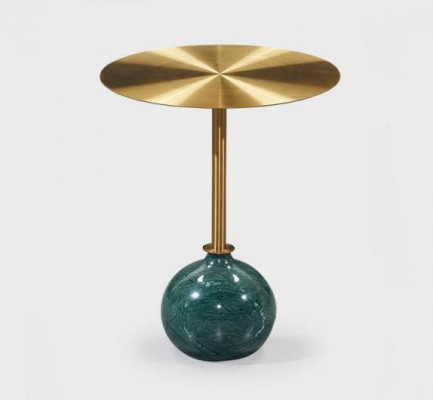 Round gold side table coffee table bedroom dresser tables console