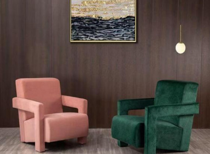 Luxurious armchair seats living room modern green design luxury seating furniture new