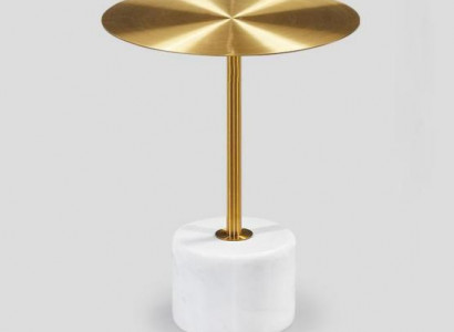 Luxurious coffee tables round modern metal gold stylish side table