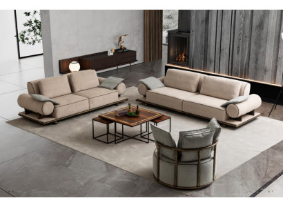 Luxury Sofa Set Sofa Suite Sofas 4 3 1 Seater Fabric 3-piece Couch Set