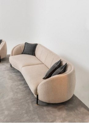 4 3 1 Seater Sofa Set Living Room Complete Sofas Set Beige Modern Set