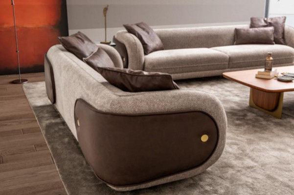 Luxury Sofa Set Brown Sofa Set Sofas 4 3 1 Seater 3-piece Set Upholstery
