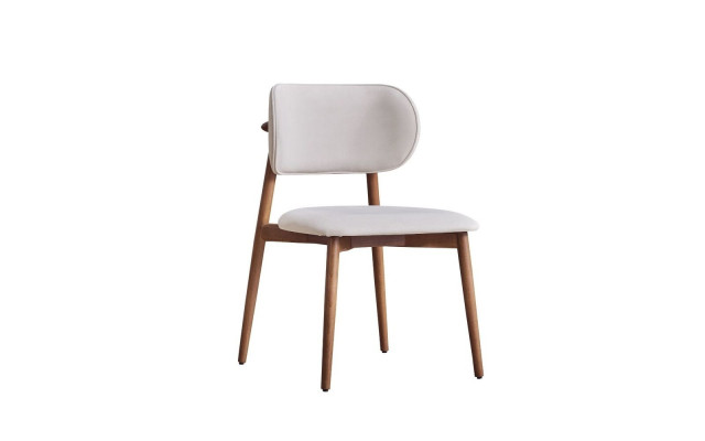 White textile chair designer single seater stylish dining chairs chairs