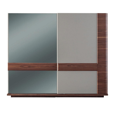 Graceful bedroom furniture luxury upholstered bed designer wardrobe