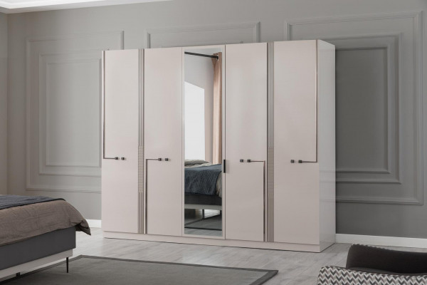 Modern wardrobe designer bedroom cabinets 4-door wardrobe