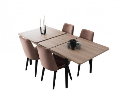 Brown rectangular dining table dining room furniture wooden tables luxury furniture