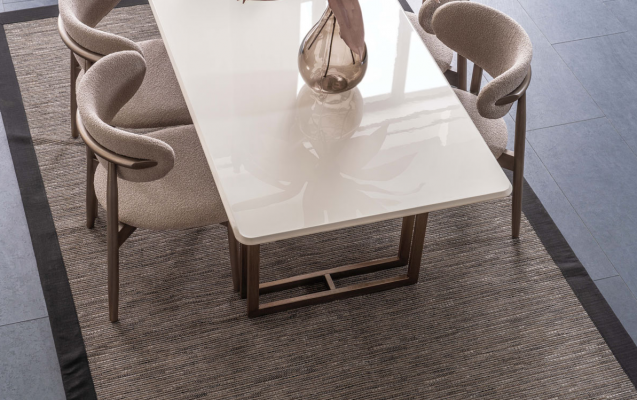 Stylish Gray Dining Chairs Luxury Furniture Designer Textile Armchairs