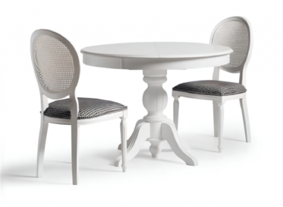 Wooden furniture dining set dining room dining table chairs 5-piece white dining nook