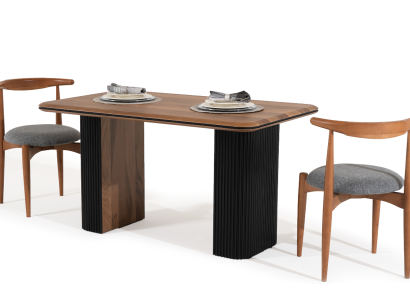 Dining room set dining group dining table chairs 5 pieces brown classic