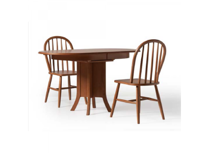 Dining set dining group wood dining room dining table chairs 5-piece brown dining corner