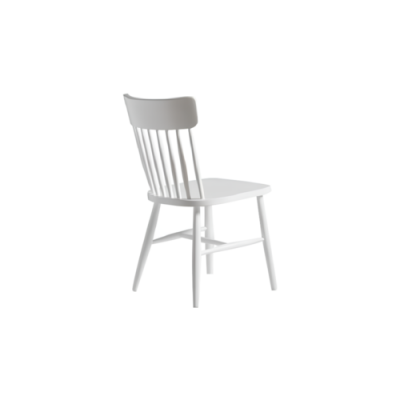 Dining room chairs group wood chairs kitchen chairs set 6-piece white wood