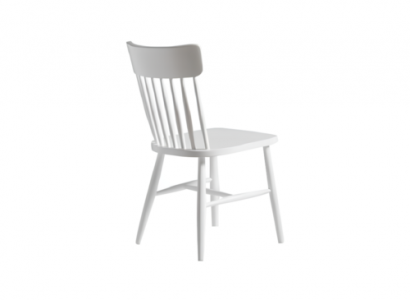 Dining room chairs group wood chairs kitchen chairs set 6-piece white wood