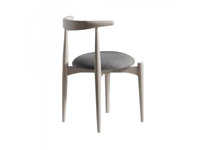 Seating set kitchen chairs dining chairs wooden chairs 4-piece chairs beige