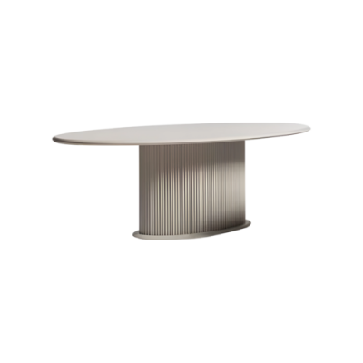 Luxury dining table dining table table wood beige dining room wooden table