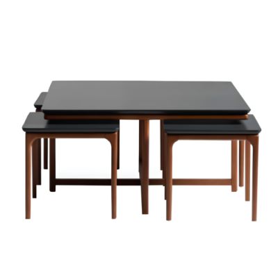 Group of Coffee Tables, Side Tables, Coffee Tables, Sofa Tables, Wood, Black