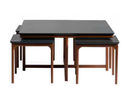 Group of Coffee Tables, Side Tables, Coffee Tables, Sofa Tables, Wood, Black