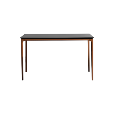 Classic dining table dining room table brown wood wooden table 130 cm
