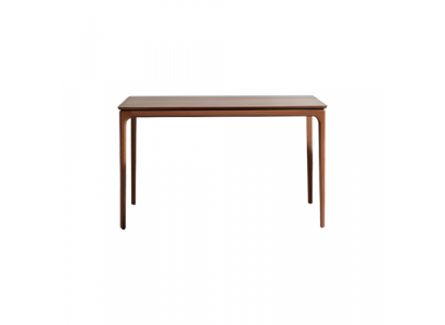Classic dining table brown wood wooden table 130 cm