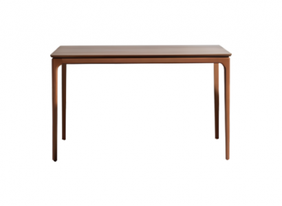 Classic dining table brown wood wooden table 130 cm