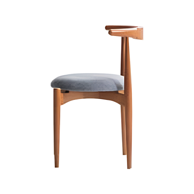 Set of dining room chairs, kitchen chairs, wooden chairs, 2-piece set, chairs brown