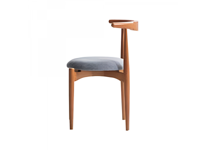 Set of dining room chairs, kitchen chairs, wooden chairs, 2-piece set, chairs brown