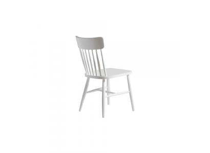 Set of Wooden Chairs Kitchen Chairs Dining Chairs 2-Piece Set White Wood