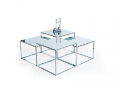 Silver coffee table, table, coffee table, side table, sofa table, living room.