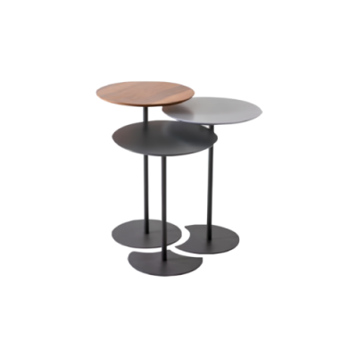 Side table set coffee table sofa table black table