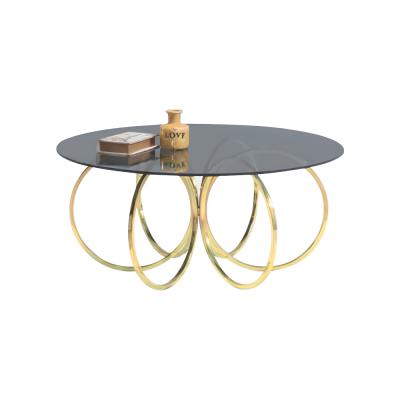 Gold coffee table living room side table table side table sofa table