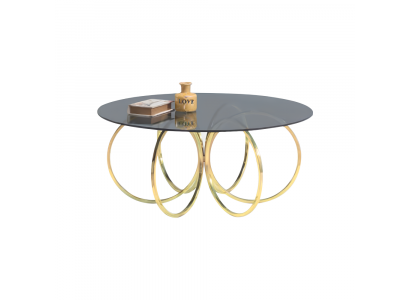 Gold coffee table living room side table table side table sofa table