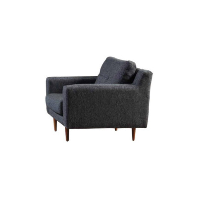 Gray living room seating set luxury sofas designer reclining chair 3-piece