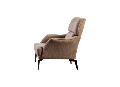 Exclusive Beige 2x Armchair Living Room Upholstered Chair Luxury Elegant Armchair