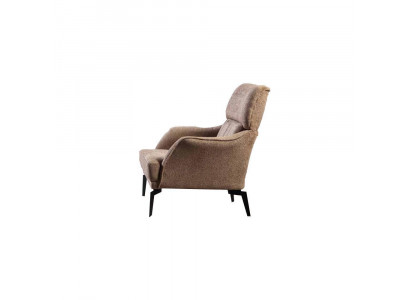 Modern beige armchair living room 1-seater luxury upholstery furniture new
