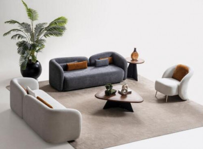 Sofa set x2 3-seater sofas 1-seater modern complete set upholstered suite