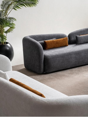 Sofa set x2 3-seater sofas 1-seater modern complete set upholstered suite
