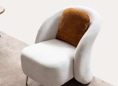 Armchair White Design Couch Sofa Seat Luxury New Relax Lounge Club Upholstered Furniture