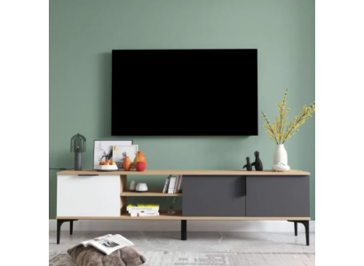 Lowboard RTV TV Stand Modern Design Rectangular Wood Material Luxury Design