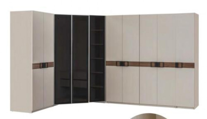Modern white corner cabinet designer shelving unit wooden cabinet luxury furniture