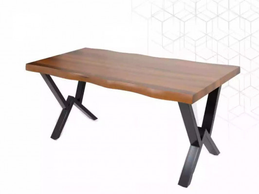 Dining room dining table luxury furniture wooden kitchen table new brown modern table