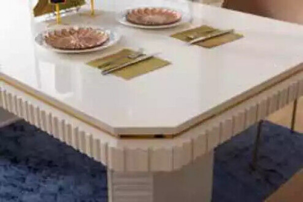 Dining Room Set Table 6x Chairs Sideboard Mirror 9-piece Group Suite