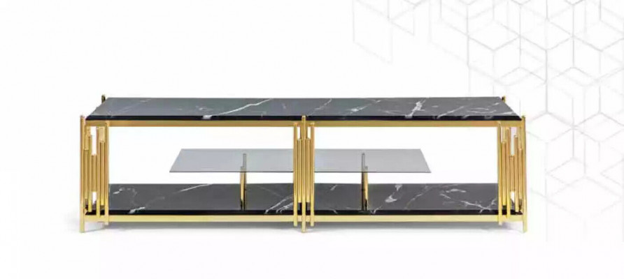 Living room TV stand modern black television stand cabinet furniture