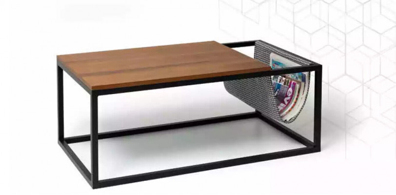 Living room coffee table brown furniture table luxury new modern design wood