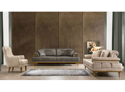 Designer living room couch set luxury sofa suite 3+3+1 seater 3-piece set