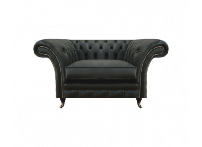 Modern Chesterfield armchair living room upholstered furniture textile upholstery