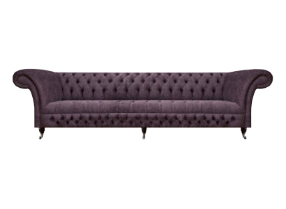 Chesterfield sofa three-seater living room sofas couch luxury purple upholstered seat